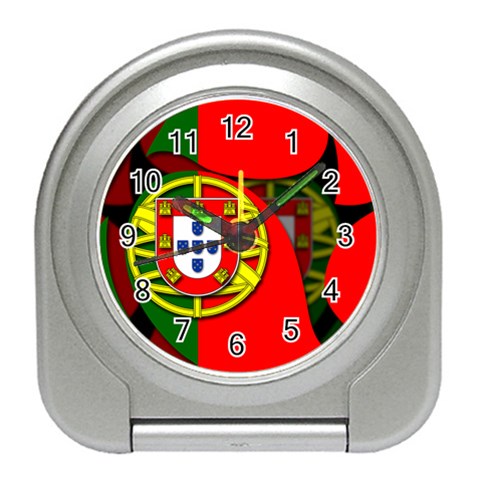 Portugal Travel Alarm Clock from ArtsNow.com Front