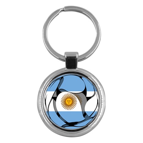 Argentina Key Chain (Round) from ArtsNow.com Front