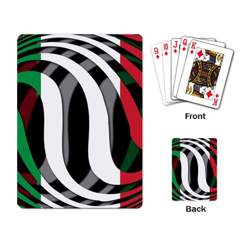 Italy Playing Cards Single Design from ArtsNow.com Back
