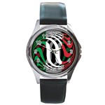 Italy Round Metal Watch