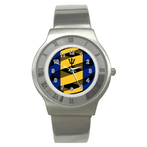 Barbados Stainless Steel Watch from ArtsNow.com Front