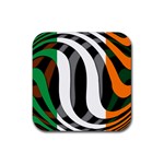 Ireland Rubber Square Coaster (4 pack)