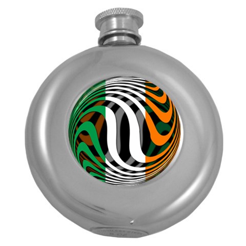 Ireland Hip Flask (5 oz) from ArtsNow.com Front