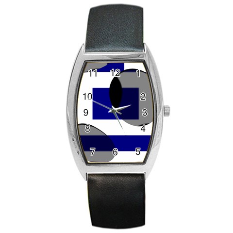 Greece Barrel Style Metal Watch from ArtsNow.com Front