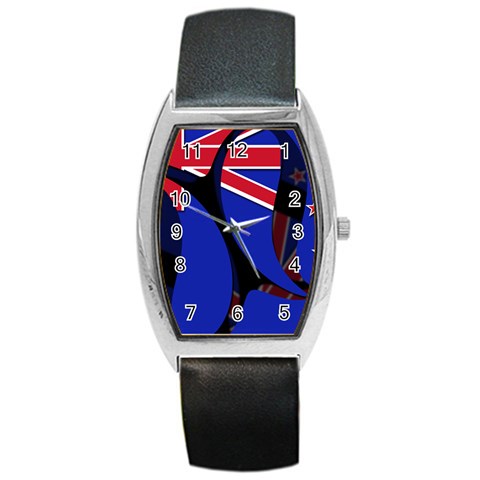 New Zealand Barrel Style Metal Watch from ArtsNow.com Front