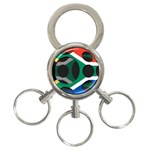 South Africa 3-Ring Key Chain