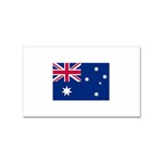 Aust Flag Sticker (Rectangular)