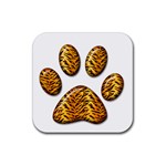 Tiger Paw Rubber Square Coaster (4 pack)