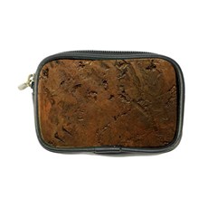 Brown Tooled Leather Coin Purse from ArtsNow.com Front