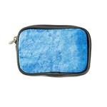 Grunge Blue Soft Leather Texture Coin Purse