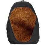 Golden Leather Texture Backpack Bag