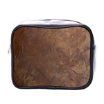 Gritty Brownstone Mini Toiletries Bag (One Side)