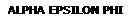 ALPHA EPSILON PHI