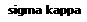 sigma kappa