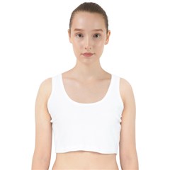 Velvet Racer Back Crop Top