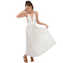 Backless Maxi Beach Dress