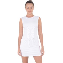 Lace Up Front Bodycon Dress