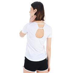 Back Circle Cutout Sports T-Shirt