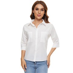 Women s Quarter Sleeve Pocket Shirt