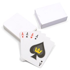 Playing Cards Single Design (Rectangle) with Custom Box