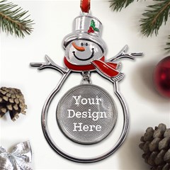 Metal Snowman Ornament