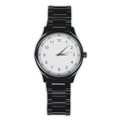 Stainless Steel Round Watch