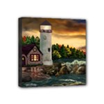 David s Lighthouse by Ave Hurley - 4 x 4 mini stretched canvas Mini Canvas 4  x 4  (Stretched)