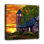 Jessica s Cottage by Ave Hurley - Mini Canvas 8  x 8  (Stretched)