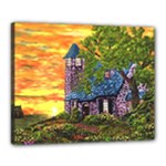 Jessica s Cottage - Ave Hurley - Canvas 20  x 16  (Stretched)
