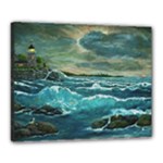 Hobson s  Lighthouse By Ave Hurley -  Canvas 20  x 16  (Stretched)