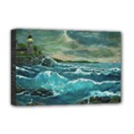 Hobson s Lighthouse by Ave Hurley - Deluxe Canvas 18  x 12  (Stretched)