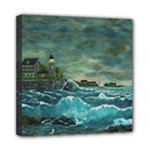 Sailing At Hobson s Lightnhouse By Ave Hurley Mini Canvas 8  x 8  (Stretched)