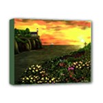 Eddie s Sunset 1-Ave Hurley -   Deluxe Canvas 14  x 11  (Stretched)