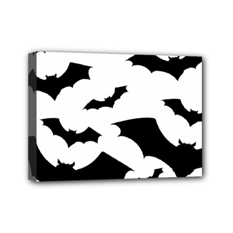 Deathrock Bats Mini Canvas 7  x 5  (Stretched) from ArtsNow.com