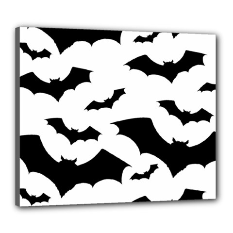 Deathrock Bats Canvas 24  x 20  (Stretched) from ArtsNow.com