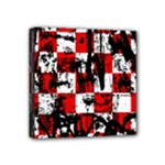 Emo Checker Graffiti Mini Canvas 4  x 4  (Stretched)