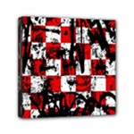 Emo Checker Graffiti Mini Canvas 6  x 6  (Stretched)