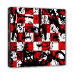 Emo Checker Graffiti Mini Canvas 8  x 8  (Stretched)