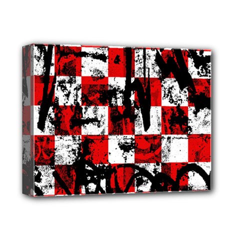 Emo Checker Graffiti Deluxe Canvas 14  x 11  (Stretched) from ArtsNow.com
