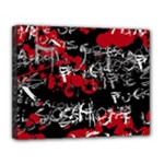 Emo Graffiti Canvas 14  x 11  (Stretched)