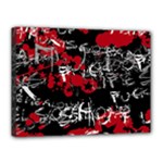 Emo Graffiti Canvas 16  x 12  (Stretched)