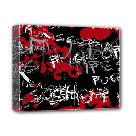 Emo Graffiti Deluxe Canvas 14  x 11  (Stretched) from ArtsNow.com