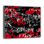 Emo Graffiti Deluxe Canvas 24  x 20  (Stretched)