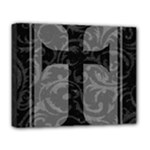 Gothic Brocade Cross Deluxe Canvas 20  x 16  (Stretched)