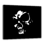 Gothic Skull Canvas 24  x 20  (Stretched)