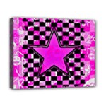 Pink Star Canvas 10  x 8  (Stretched)