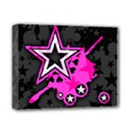 Pink Star Design Deluxe Canvas 14  x 11  (Stretched)