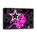 Pink Star Design Deluxe Canvas 18  x 12  (Stretched)