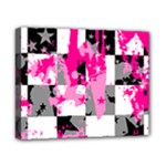 Pink Star Splatter Canvas 10  x 8  (Stretched)