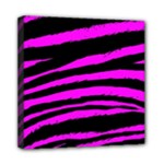 Pink Zebra Mini Canvas 8  x 8  (Stretched)